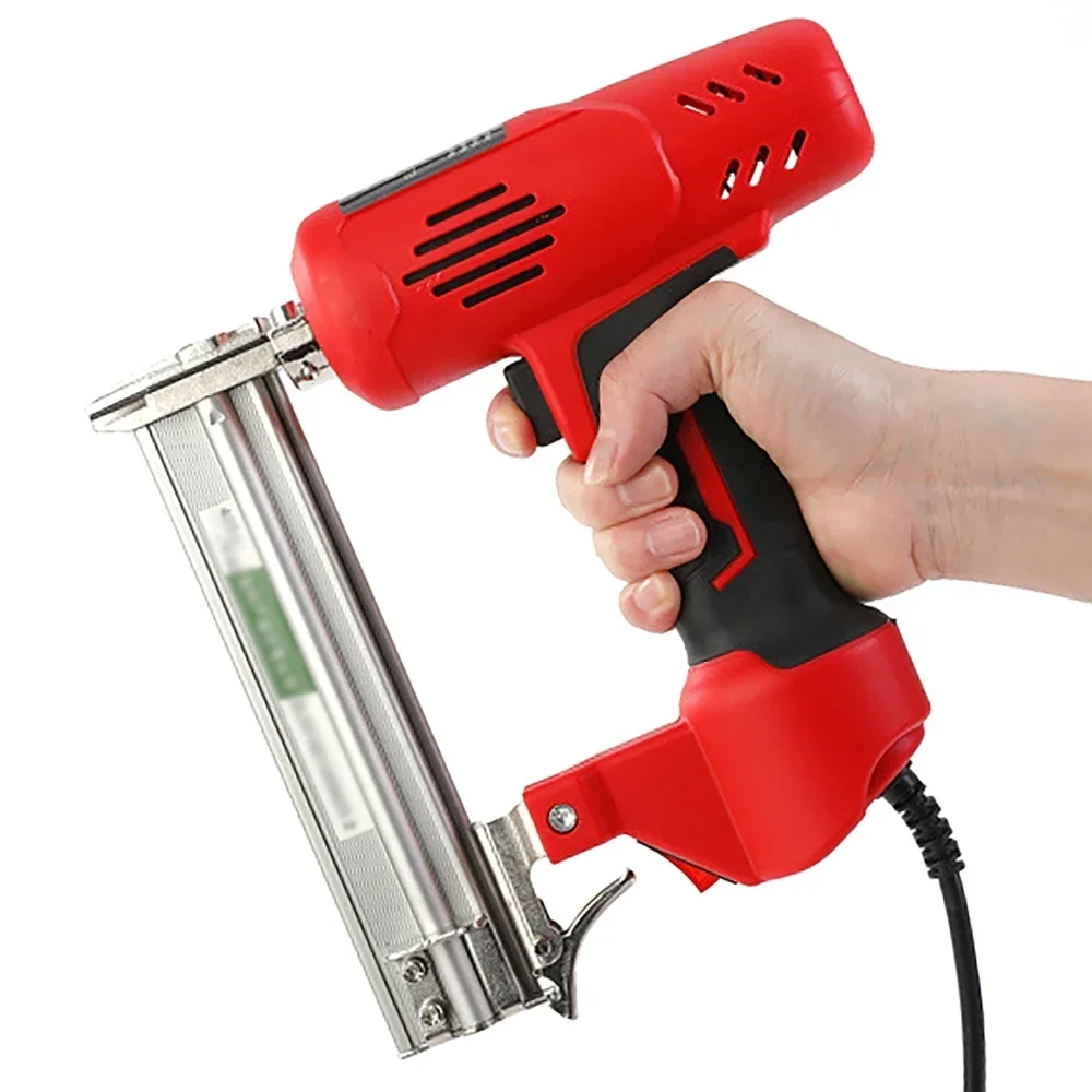2600W Electric Nail Gun DIY Furniture Wood Frame Stapler Electric Tool Nails Carpentry Construction Woodworking Nail Tools 3