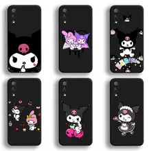 

Cute cartoon Sanrio Kuromi Rabbit Phone Case For Huawei Honor 30 20 10 9 8 8x 8c v30 Lite view 7A pro