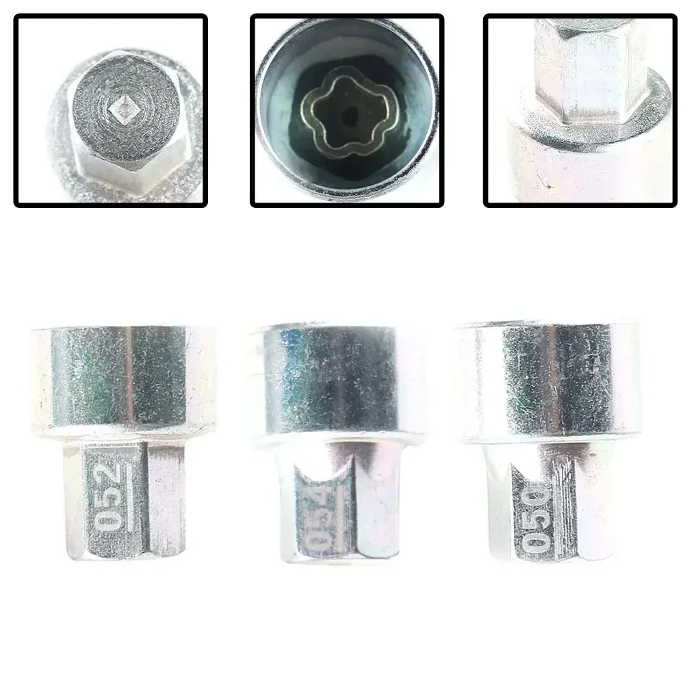 1pc Tire Wheel Lock Anti-Theft Screw Lug Nut Bolt Hot Sale #50/#52/#54 Removal Key Socket Replacement Part For BMW F12