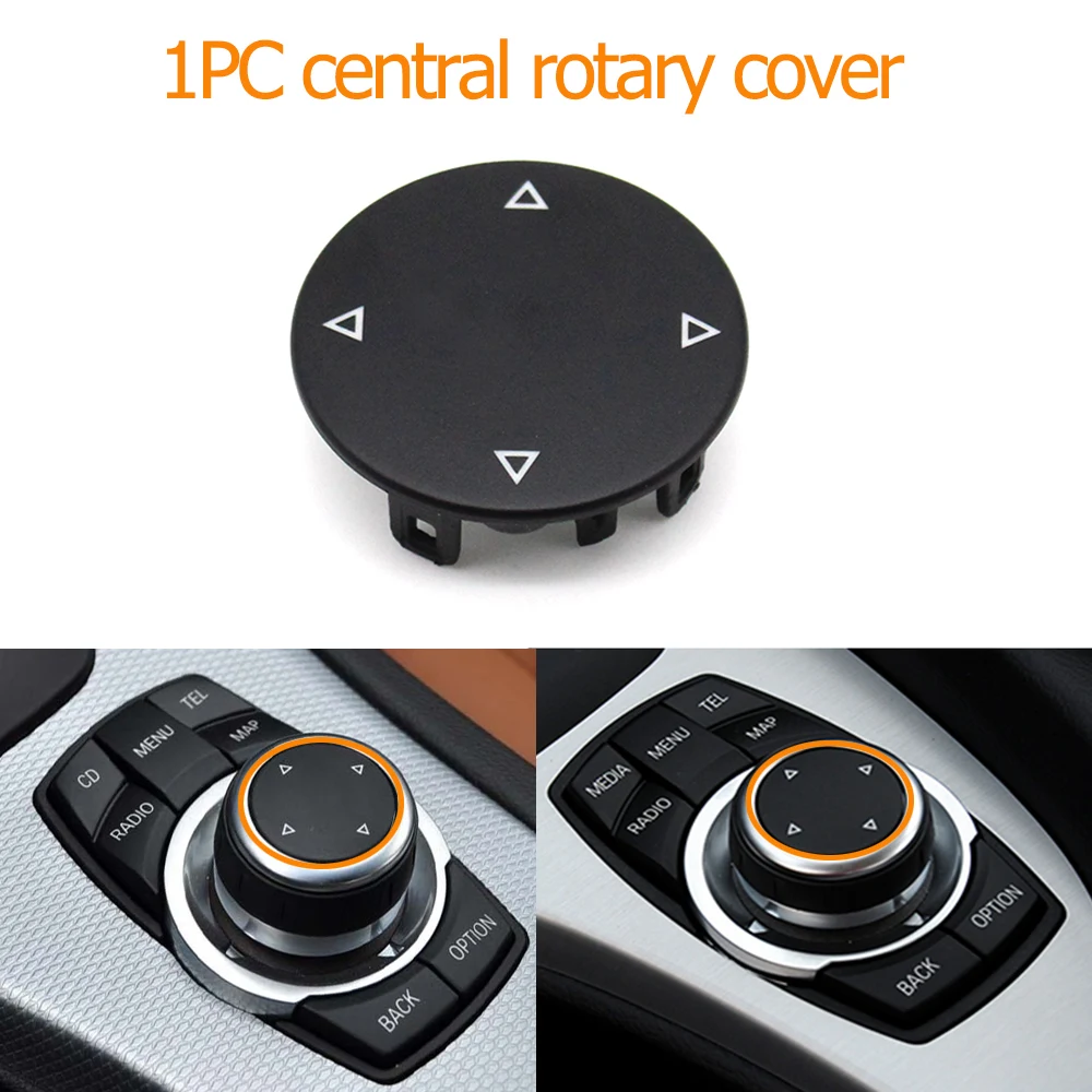 Interruptor de botón de menú de perilla multimedia CIC IDrive Interior de coche para BMW Serie E E60 E61 E81 E82 E87 E88 E89 E90 E91 E92 E70 E71 E72