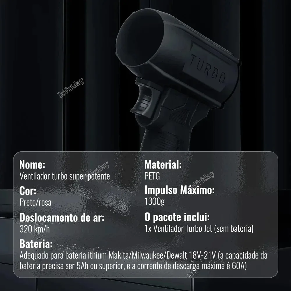 Lavadora de carros rotativa, turbina multifuncional, soprador de neve e secador de ar, 130000, 32000 rotações por minuto, 2024.