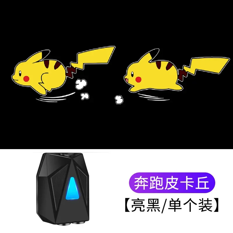 thumbnail image 1 of Sanrio My Melody Cinnamoroll lámpara de bienvenida para puerta de coche, proyector dinámico de vehículo eléctrico, lámpara Kawaii Rushing Pikachu, decoración de coche, 1 of 5