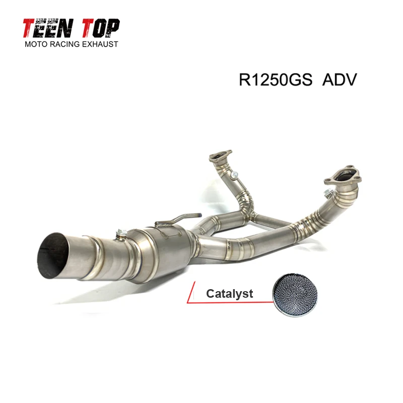 Titamium Alloy Motorcycle Exhaust Muffler For BMW R1250GS ADV RT RS R Exhaust Header 2019 Exhaust Systems Silencieux Moto Elbow