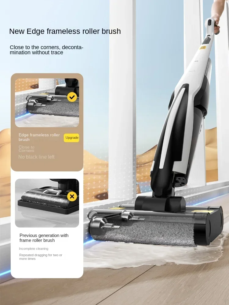 Deerma P20 Floor Washing Machine, Vacuum and Mopping Integrated Household Appliances, Wireless High Suction Smart Mop 2