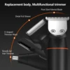 MAXGROOM 4 in 1 Body Hair Trimmer Kit for Men Pubic Hair Shaver Nose Beard Trimmer Electric IPX6 Waterproof Groin Shaver for Man 2