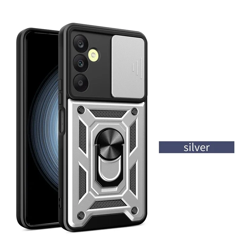 Rugged Military-Grade Armor Case with Lens Protection & Stand Holder