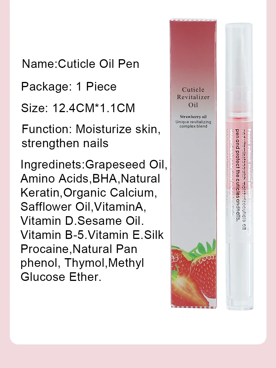 40Pcs Nail Cuticle Oil Pen Set