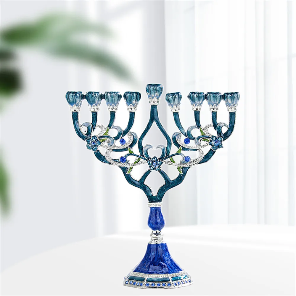 ݼ ĵ Ȧ Hanukkah Menorah Candelabra  ׸  д Ȩ ׸ Ƽ  Candleholder 