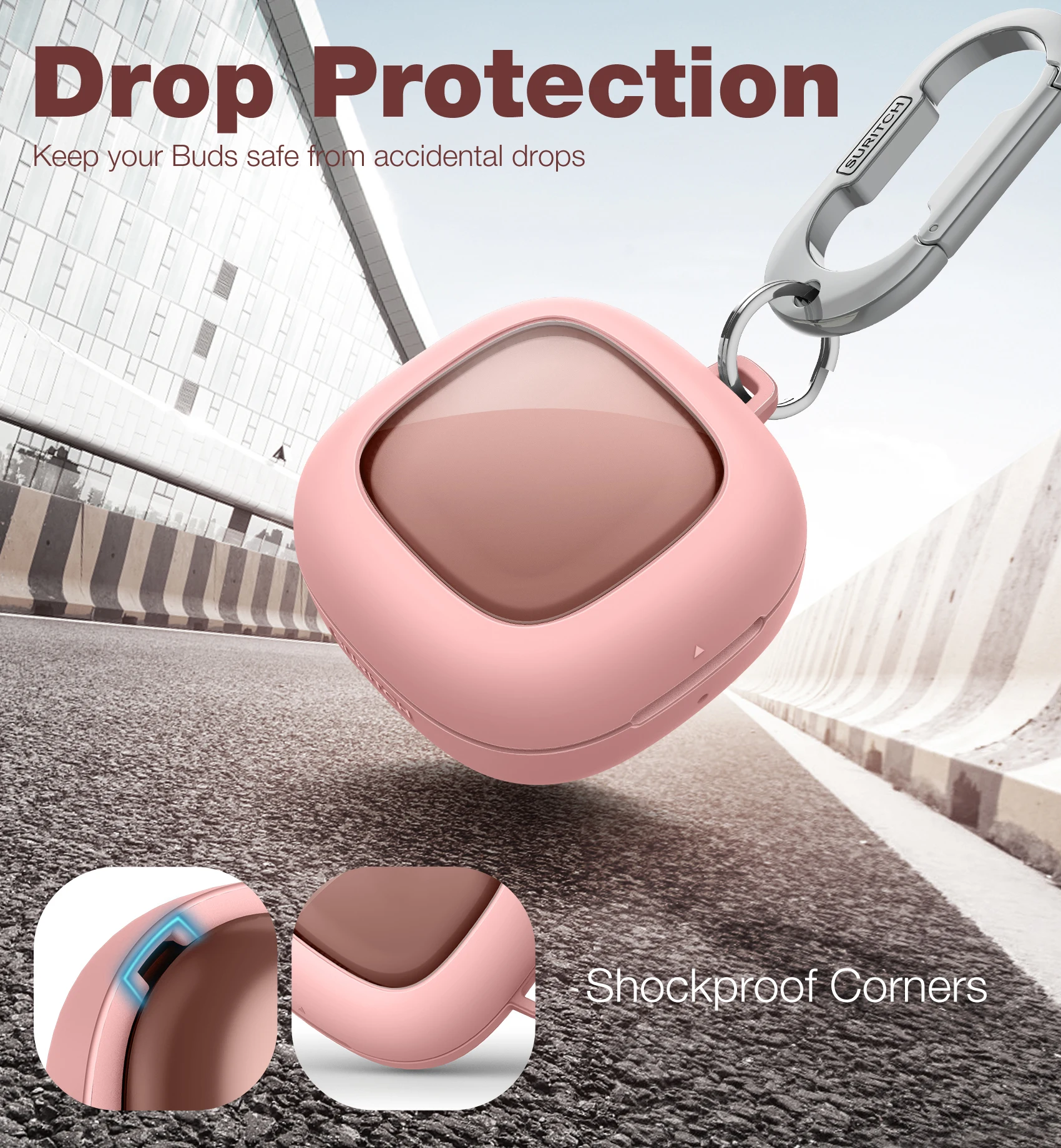

Earphone Case for Samsung Galaxy Buds 2 Live Headset Shockproof For Samsung Galaxy Buds Pro/Live Protector Cover with keychain