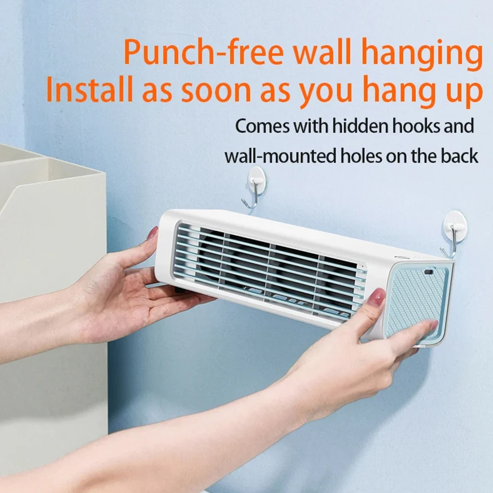 Leafless Fan LED Bladeless Air Cooler Fan พัดลมตั้งโต๊ะอเนกประสงค์สําหรับห้องนอนห้องนั่งเล่นห้องน้ํา 1