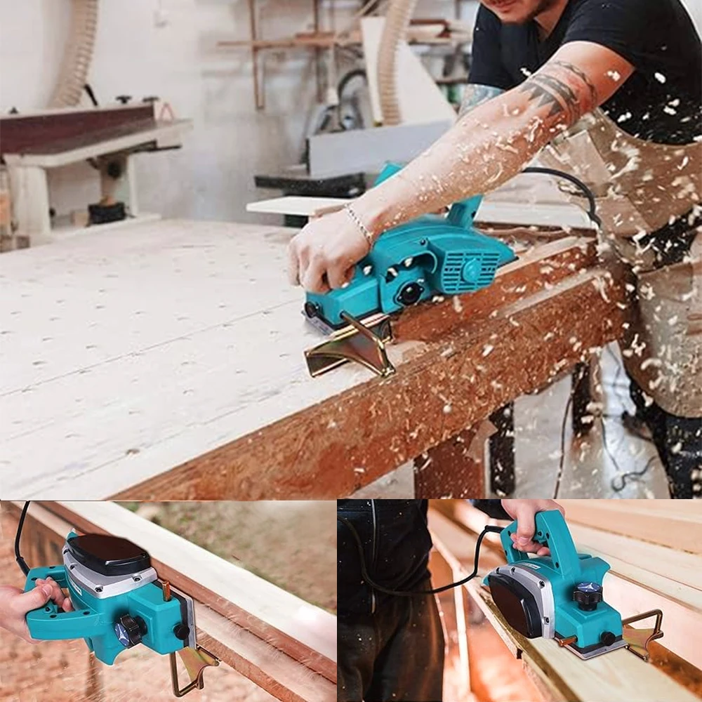 Woodworking Electric Planer 220V Electric Router trimmer Wood Milling Engraving Slotting Portable Handheld Planer 1200W/1600W 6