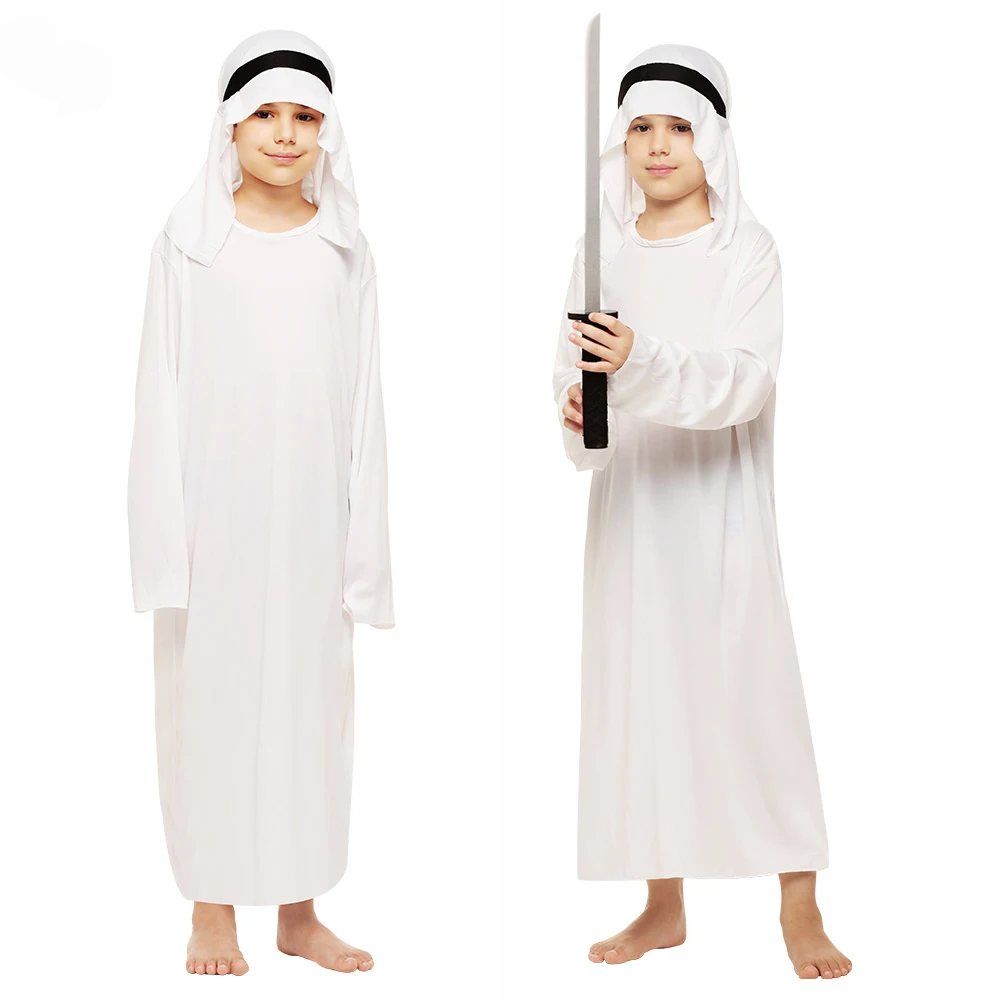 Boys Kids Arab Sheik Prince King Costume Arabian Nights Cosplay For Halloween Carnival superhero cosplay costume kids cosplay costume medieval prince costume