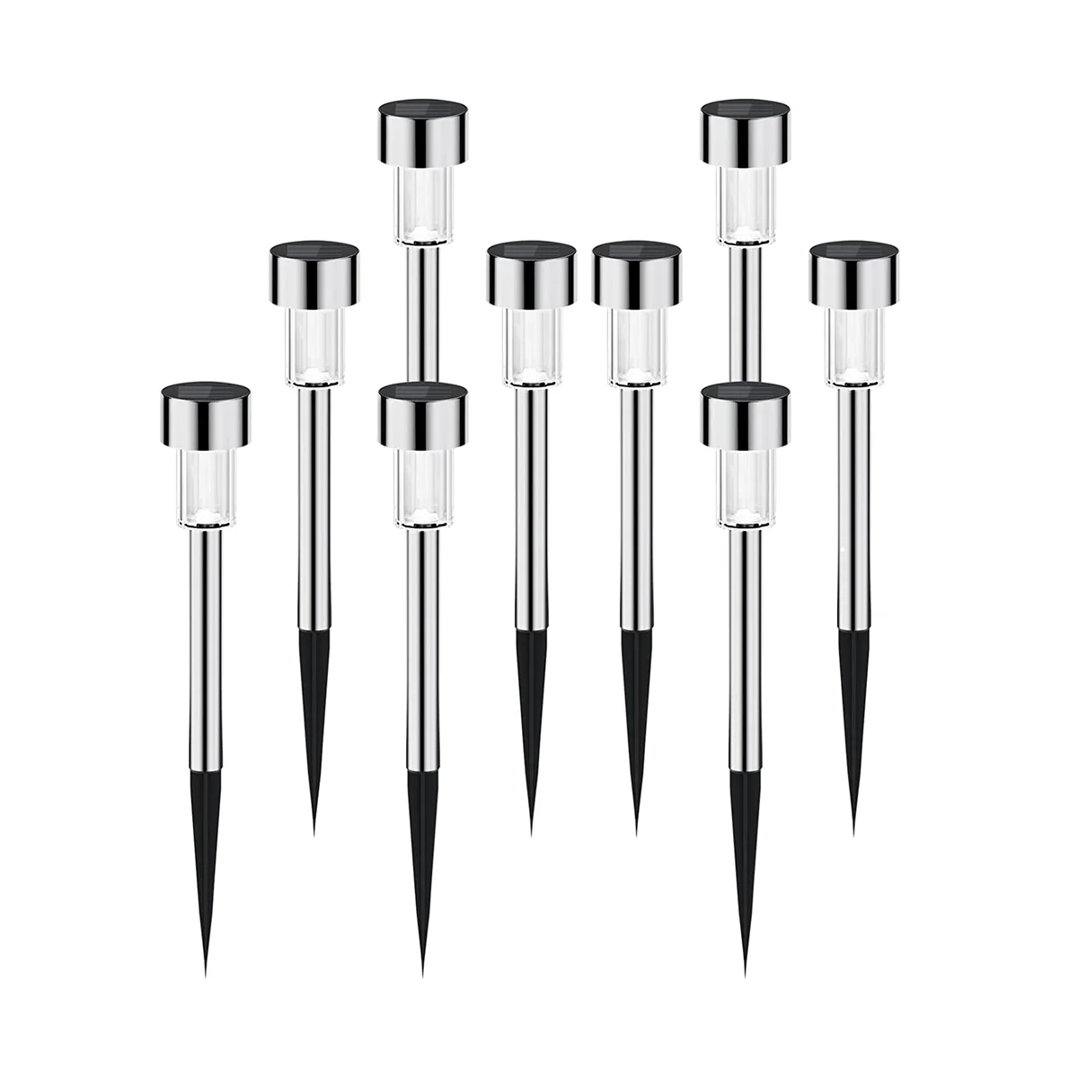 

Outdoor Waterproof Solar Lights 12 Pack, Solar Garden Lights, Landscape Lighting for Pathway, Patio, Lawn, Walkway