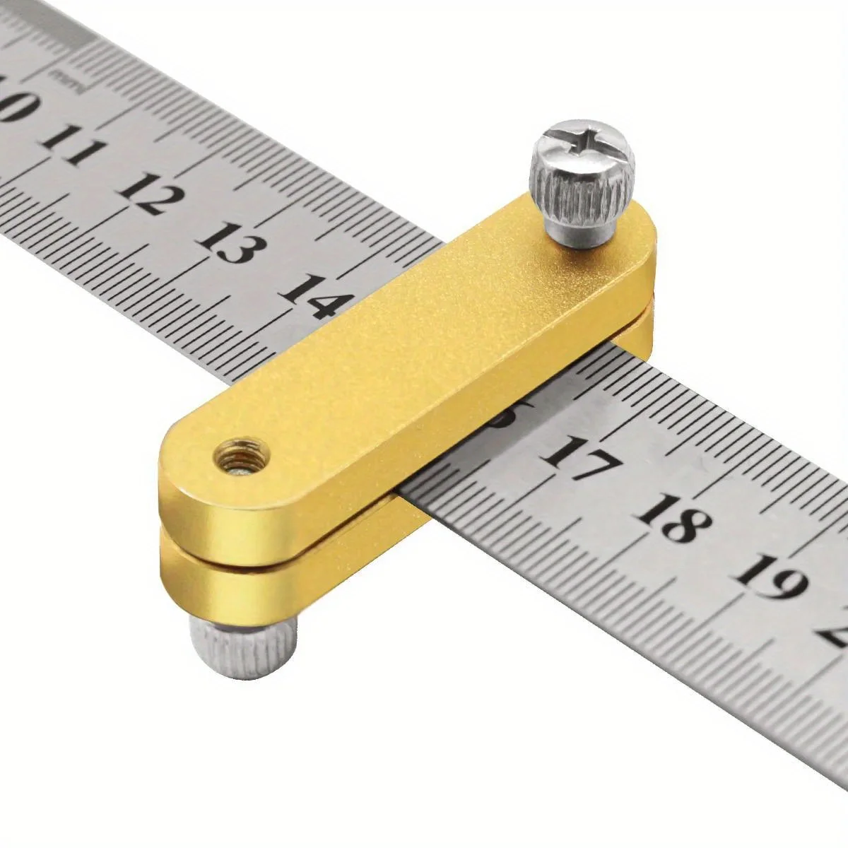 Carpentry Square Carpentry Gauge Woodworking Gauge Woodworking Ruler Scribing Tool Carpenter Square Combination Right Angle Ruler Ruler Positioning Block Adjustment Positioning Limit Scriber Line Marking Gauge