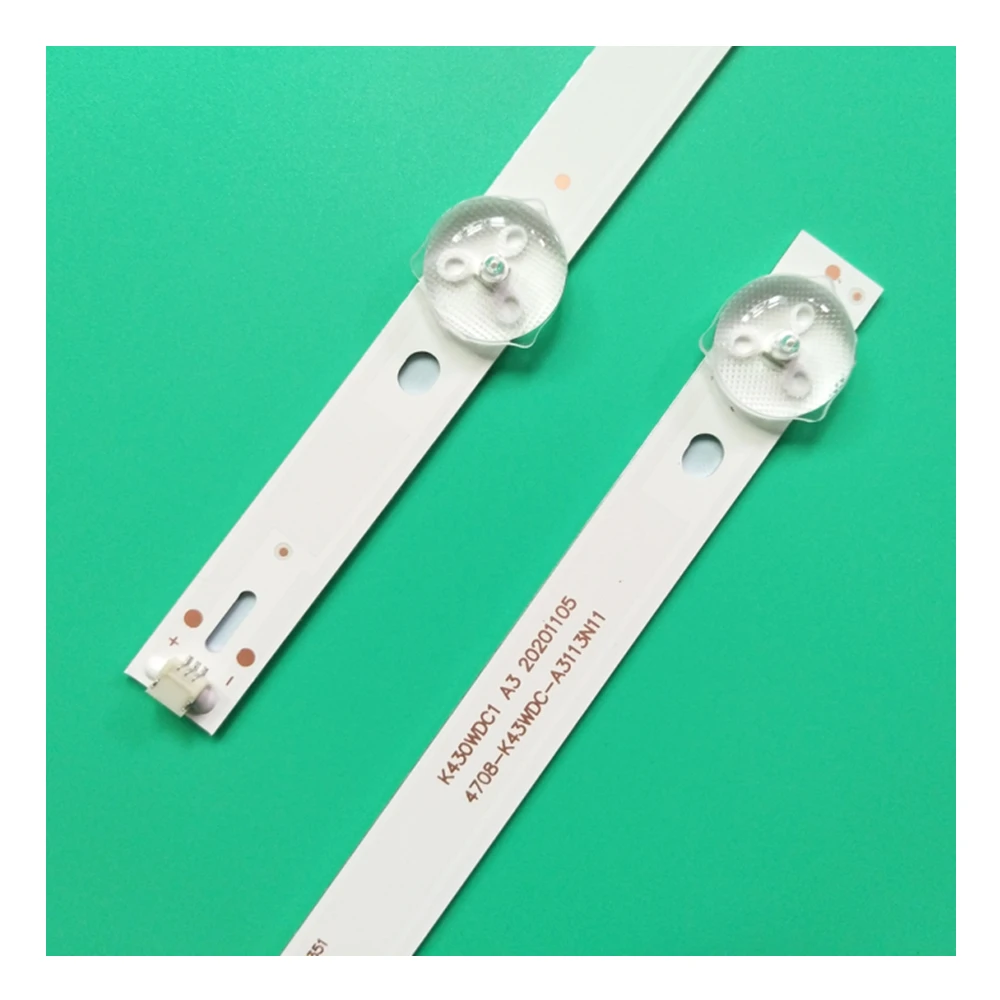 Lote LED  ǰ, 43PFT4002 43DL4012N K430WDK3 K430WDC1 A1 A3 4708-K43WDC-A3113N11, 8 Unids