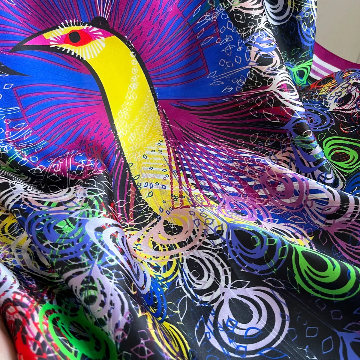 2025 Summer New Fashion African Dresses For Women Elegant Printed Silk Muslim Lady Long Hijab Kaftan Dress Oversize Kuwait Abaya