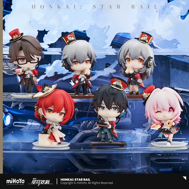 Originale Honkai: Star Rail Action Figure Twisted Egg Mini Macerie Capsule Marzo 7Th Model Collection Desktop Decorationtoys Gift