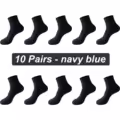 10 Pairs navy blue