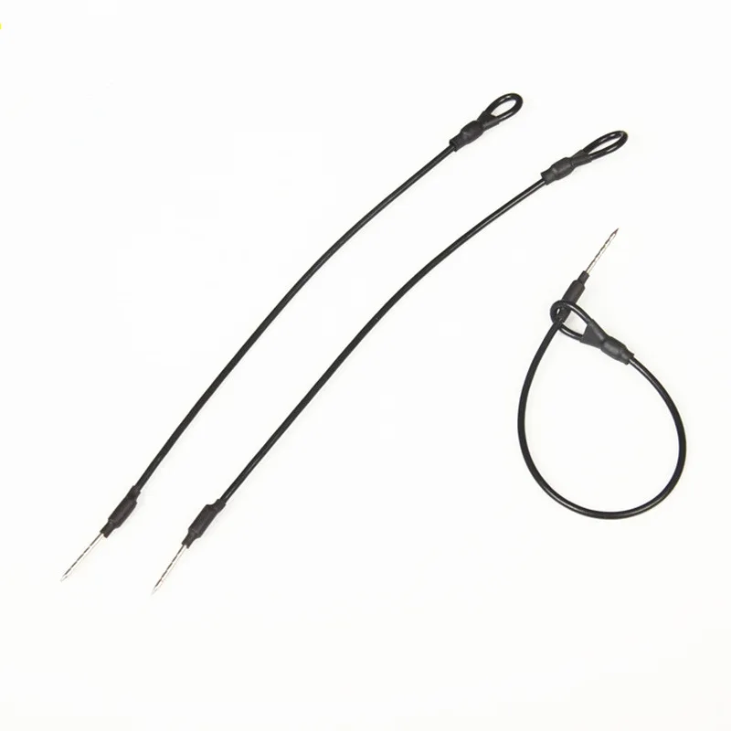 Security Tag Lanyard 100 Pieces/bag 17cm Black Color EAS Tag Lanyard Supermarket Anti Theft System