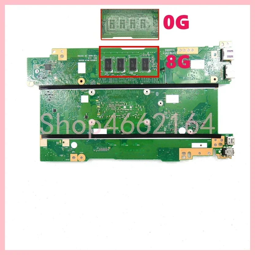 X409FB Laptop Anakart ASUS X409FA X509FA A409F F409F F509F A509F