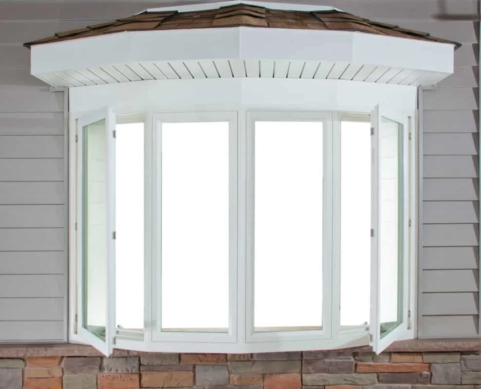 High Energy Saving Double Glazed Windows Hurricane Impact Aluminum Tilt and Turn Casement Window for Villa