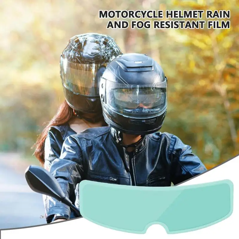 

Motorcycle Anti Fog Film Durable Nano Coating Sticker Helmet Universal Motorcycle Helmet Clear Patch Rain Film For Electric Bike