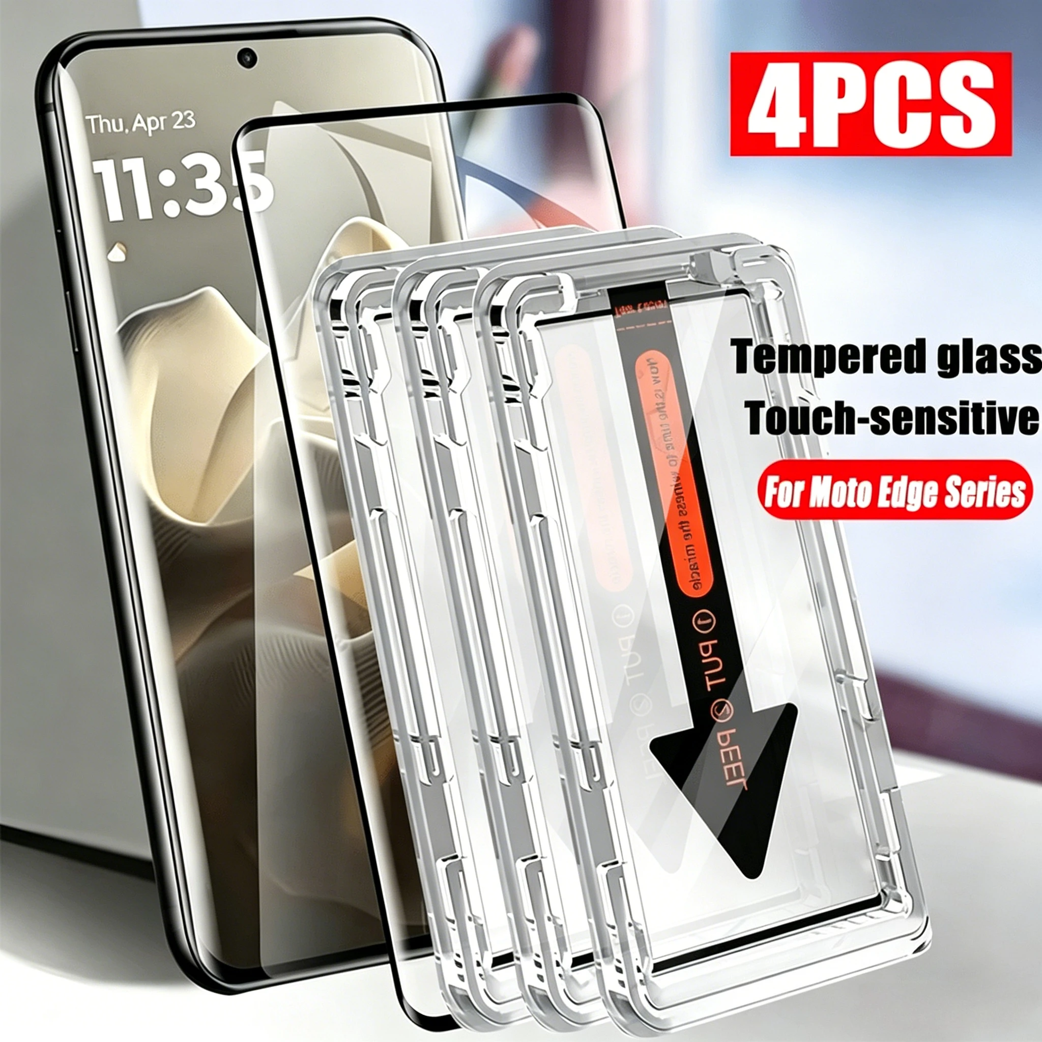 Premium HD Screen Protector | High-Definition, Hot-Bending, Dust-Free Protective Glass (1-4PCS)