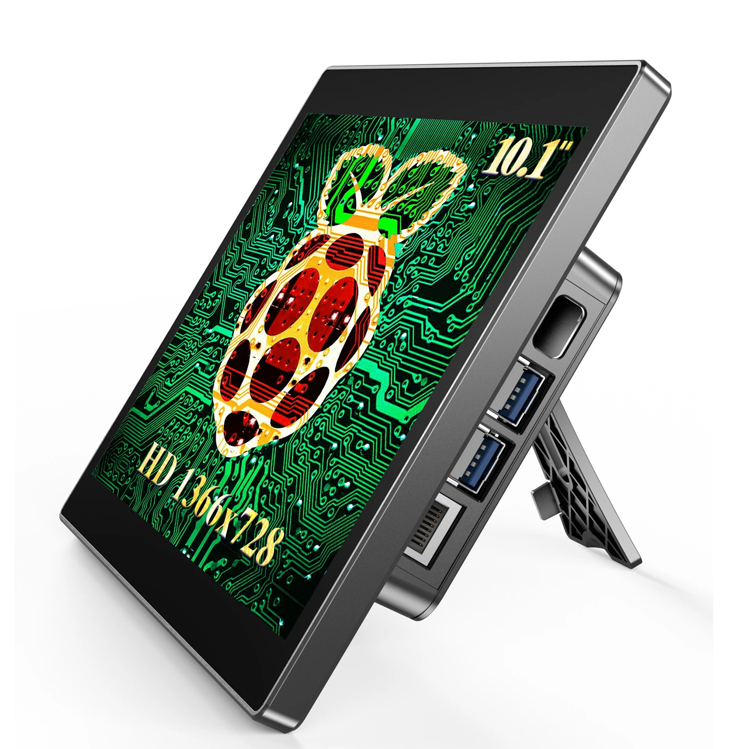 Málna Pi esetben vel touchscreen & Gabonarosta EVICIV 7-10 Maroktelefon Képellenőrző raspi 4 érintse Hamis színben tüntet fel USB C HDMI rpi kijelző rasberry 3 készlet