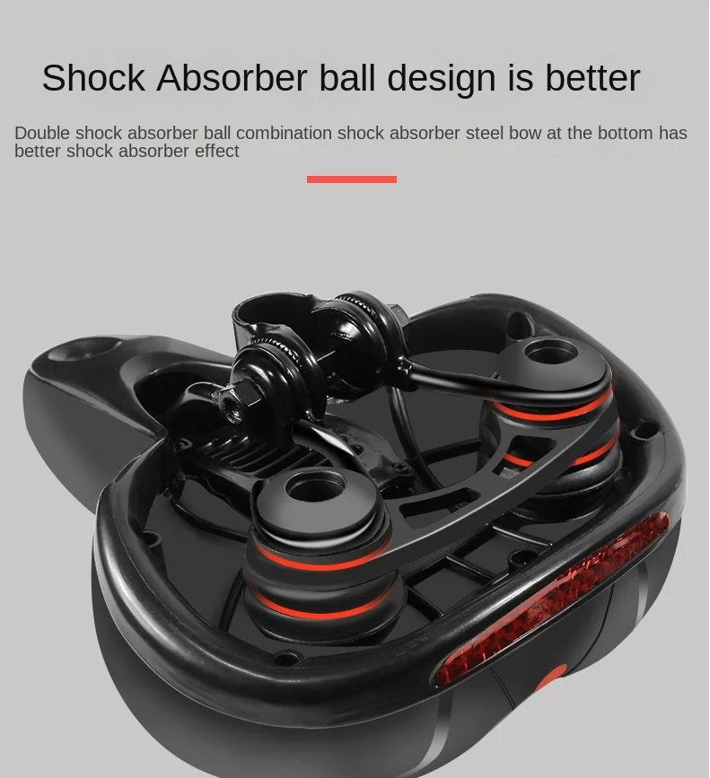 Breathable Shock-Absorbing Bike Saddle 6