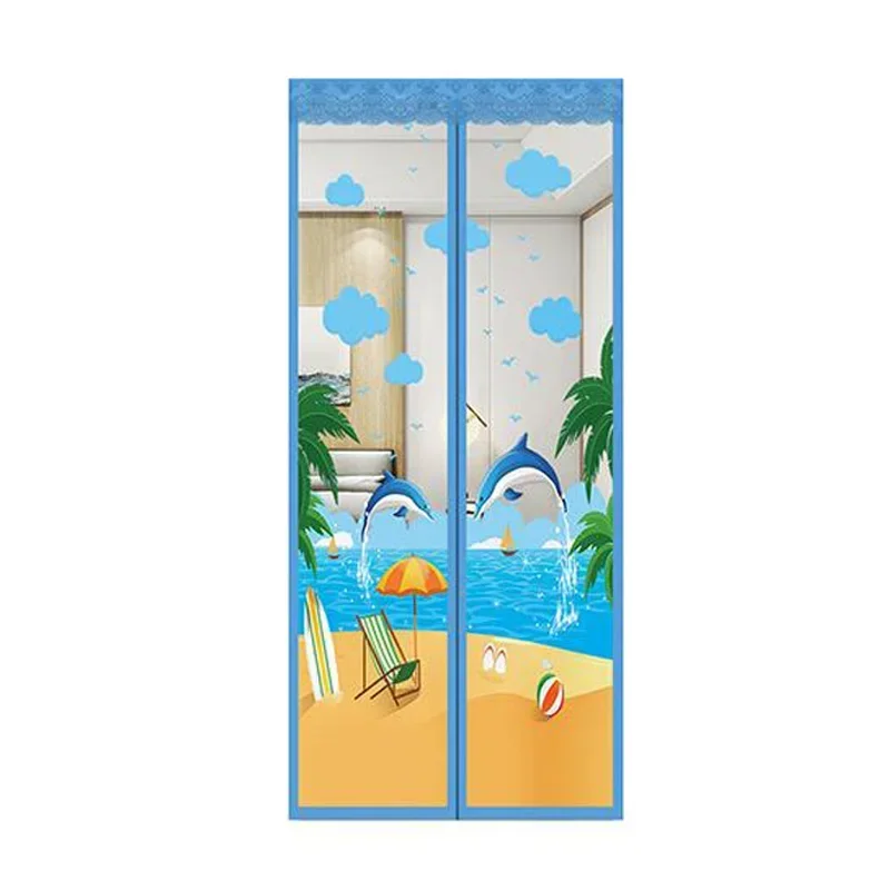 EVA Air Conditioning Without Punching Household Partition Curtain Self Adhesive Magnetic Suction Mosquito Proof Door Curtain 1Pc