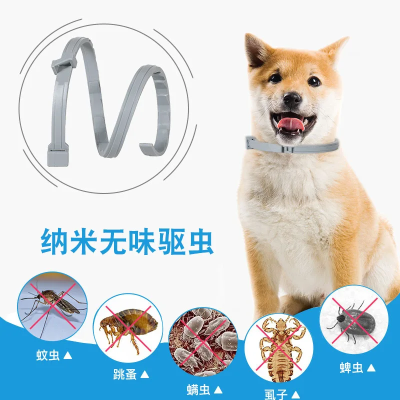 Extendable Pet Flea Collar Antiparasitic Necklace Personalized  Anti Flea and Tick Big Dog Puppy Cat Anti-Flea Collar Ticks Dogs