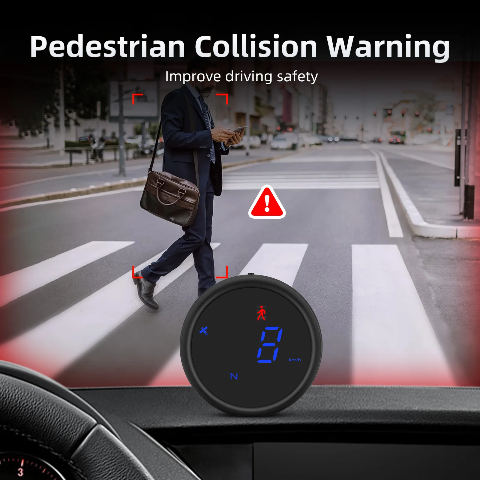 2023 ڵ  ÷  GPS ӵ, KMH MPH AI ADAS ķ, ÷  ÷ HUD FCWS LDWS PCW ˶