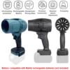 1000W High Power Turbo Fan 500g Thrust Violent Fan Stepless Speed Turbofan Leaf Blower Handheld Mini Jet Fan for Makita Battery 1