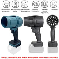 1000W High Power Turbo Fan 500g Thrust Violent Fan Stepless Speed Turbofan Leaf Blower Handheld Mini Jet Fan for Makita Battery 1