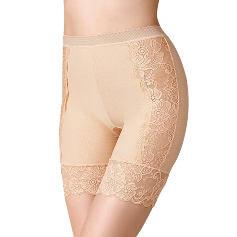 Safety Shorts Women Leggings Traceless Anti-Chafing Lace Slip Shorts Underwear Stretch Safety Leggings Pant Undershort Breathable Boyshort Women