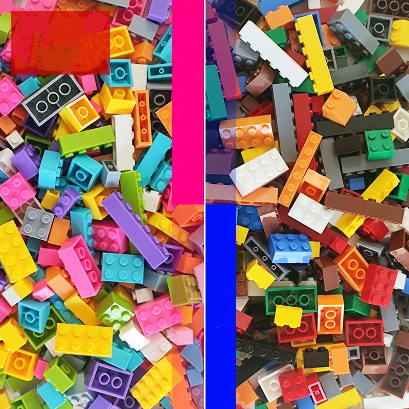 Großblöcke, 17 Farben, 250/500 g, 250/500 Stück, Jungen-/Mädchen-Stile, solide/gemischte Farben, kompatibel mit LEGO Kinderspielzeug, DIY-Bau – Detail 13
