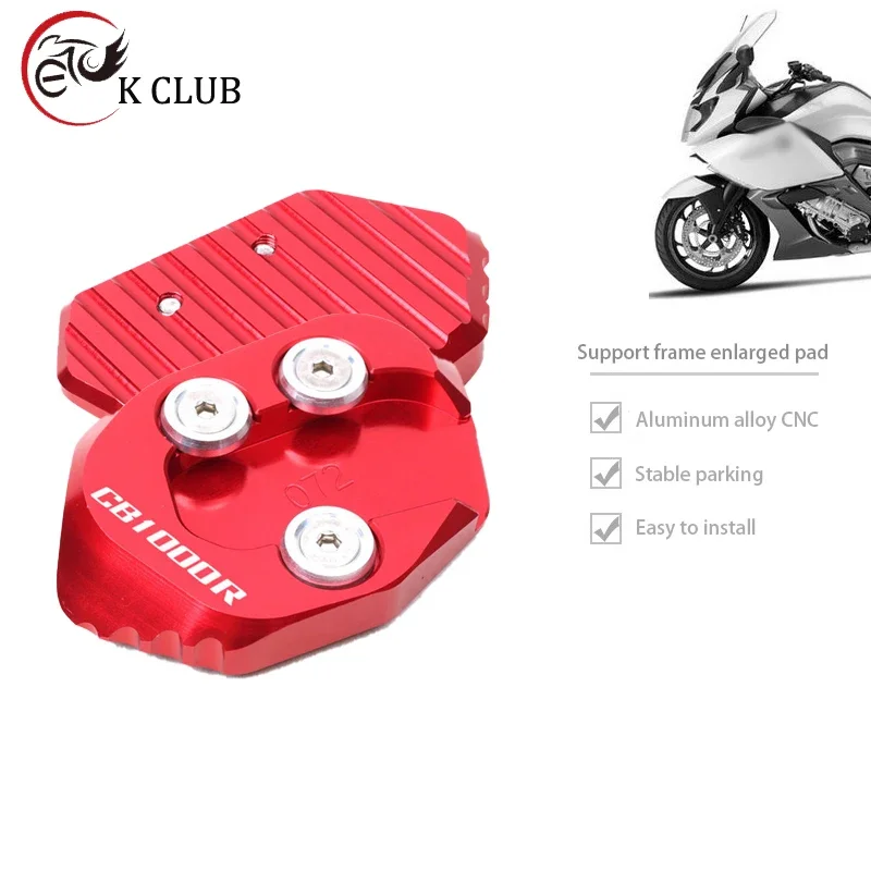 

For HONDA CB1000R CB 1000R 2018-2023 Motorcycle CNC Kickstand Foot Side Stand Extension Pad Support Plate Enlarge Stand