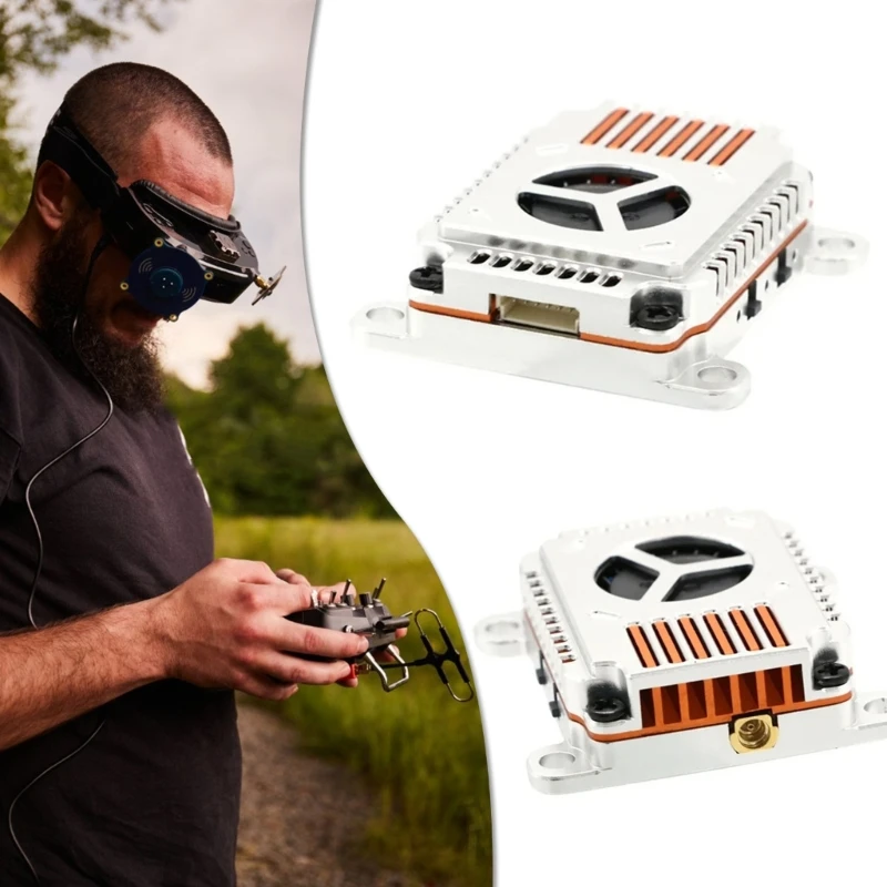 3W VTX 25mW/1000mW/2000mW/3000mW Adjustable For Long Rang FPVs Drones