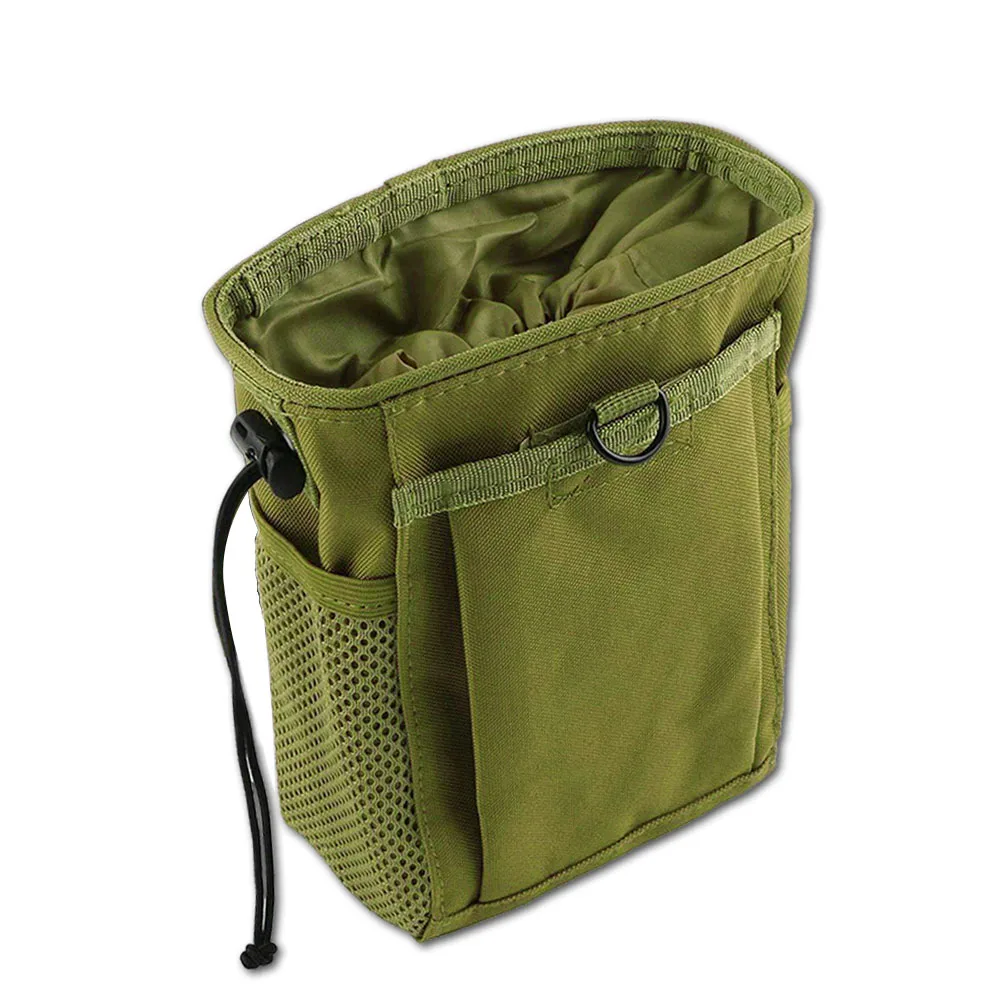 Military Molle Hunting Hiking Belt Tactical Magazine Dump Utility Pouch Bags RE 