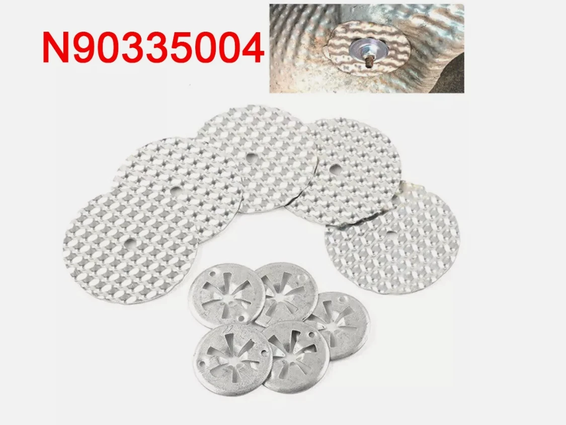 20 Clip Per Scudo Termico Di Scarico Scudo Termico Clip Rondelle Per Dadi Di Bloccaggio In Metallo Rondelle A Stella Sottoscocca Scudo Termico Clip Di Fissaggio Per VW 30 Mm - Foto 8