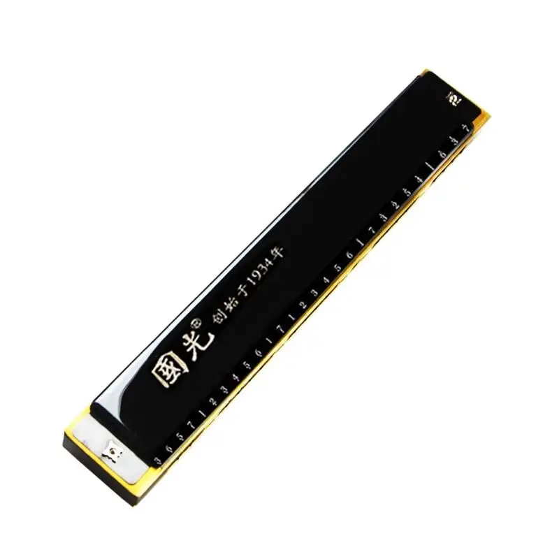 28 Holes C Key Harmonica For Professional Accent Polyphony