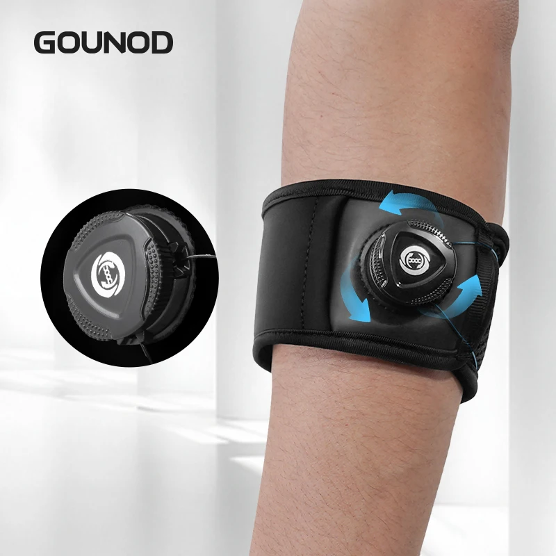 1PC 2PC GOUNOD Adjustable Basketball Tennis Golf Elbow Support Golfer's Strap Elbow Pads Lateral Pain Syndrome Epicondylitis