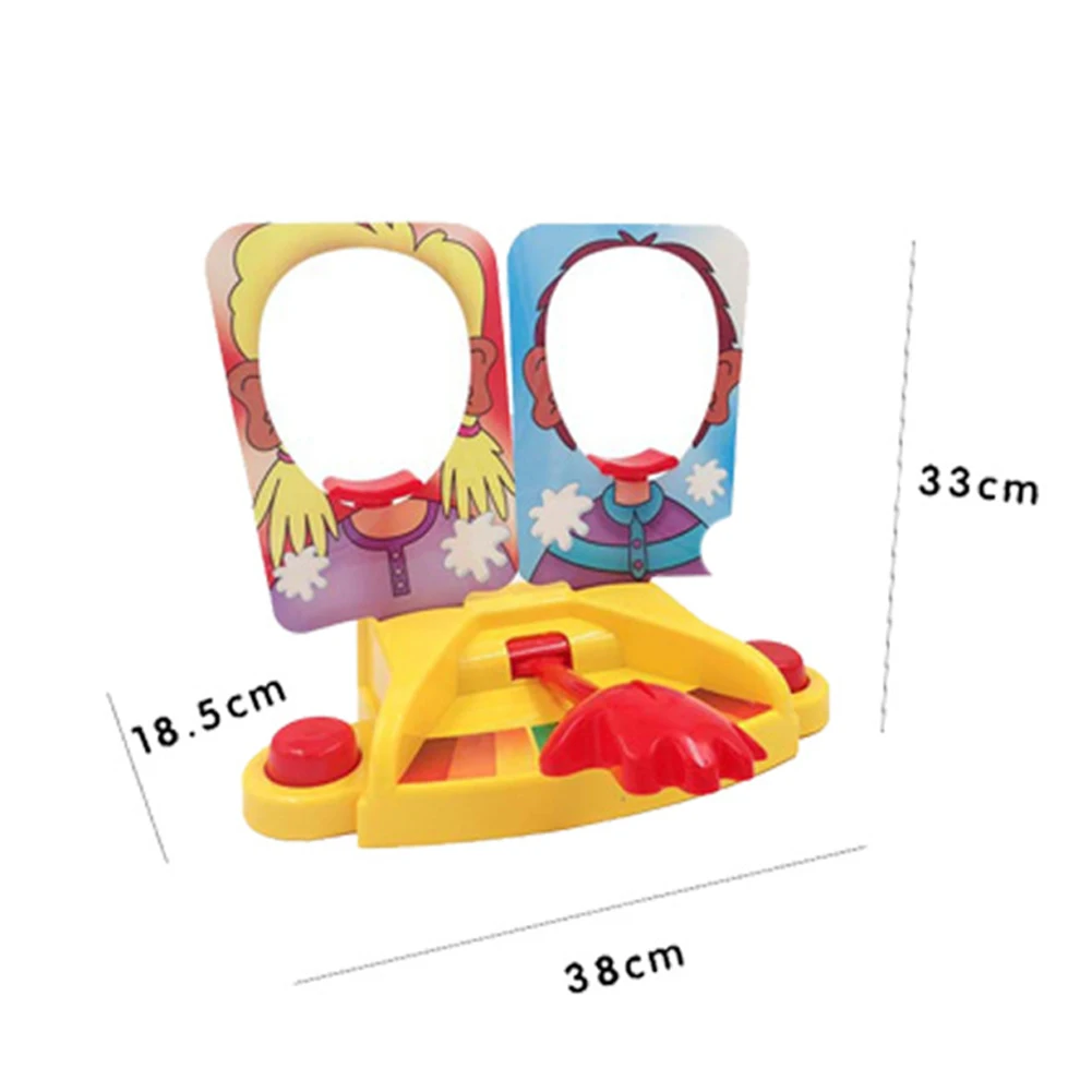 Funny Family Board Game Whipped Cream Face Pie Toy