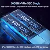 Mini PC EQi12, Intel Core  SSD Mini Computers,Dual LAN/Wifi6/BT5.2,Dual 4K Display,Built-in Power Supply Office PC 4