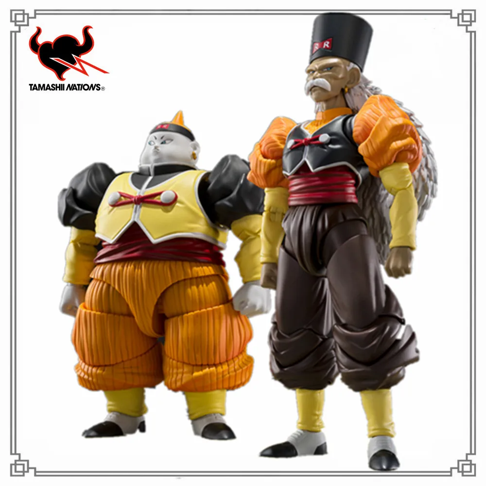 

In Stock Original Dragon Ball Z Anime Android 20 S.H.Figuarts Dr.Gero Android 19 PVC Super Saiyan Action Figure Toys Collection