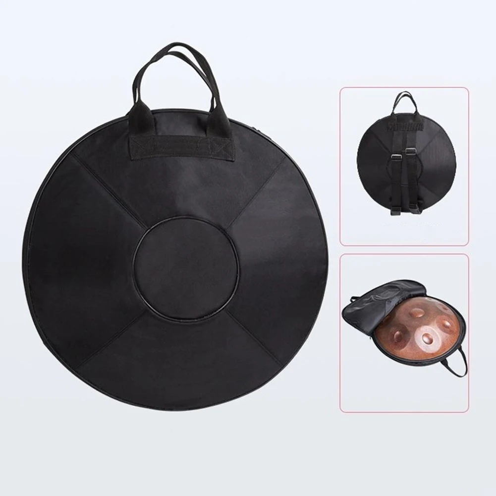 440Hz Hand Forged Drum for Meditation D Steel Tongue Nitrogen Stainless Steel Tapping 9 Tone 22 in