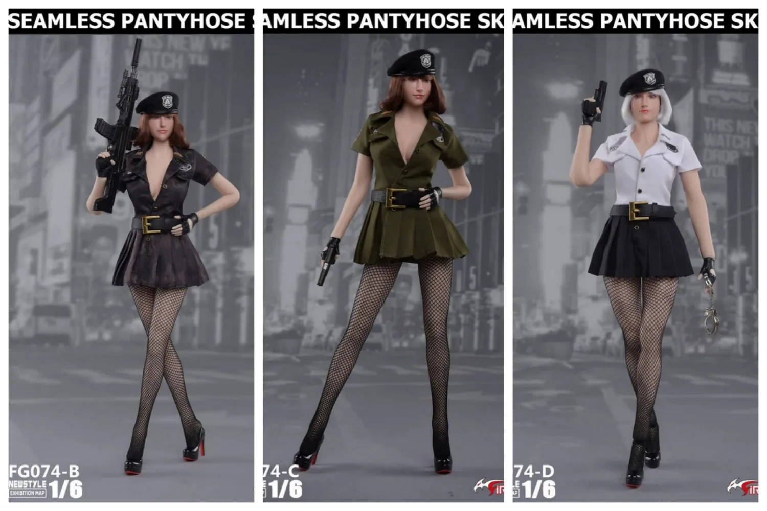 

Масштаб 1/6, игрушки пожарной девочки FG074, женская форма солдата, швейные чулки, серия, костюм, шляпа, модель, 12-дюймовая экшн-фигурка, кукла «сделай сам»