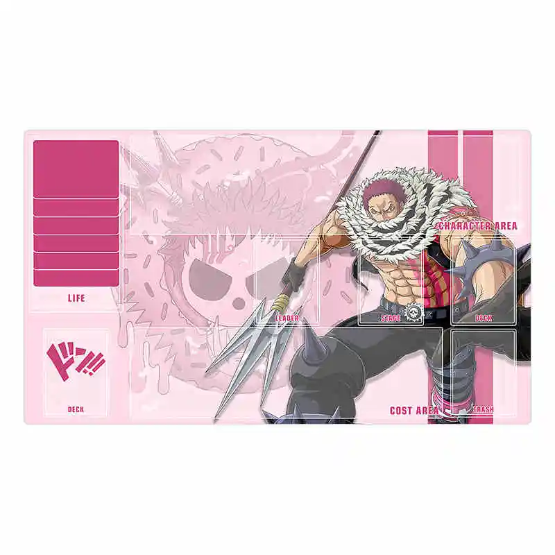 60*35*0.2Cm OPCG One Piece Nami Zoro Kaidou Dedicated Game Card Mat Diy Battle Game Anime Lock The Edge Table Mat Gift Toys