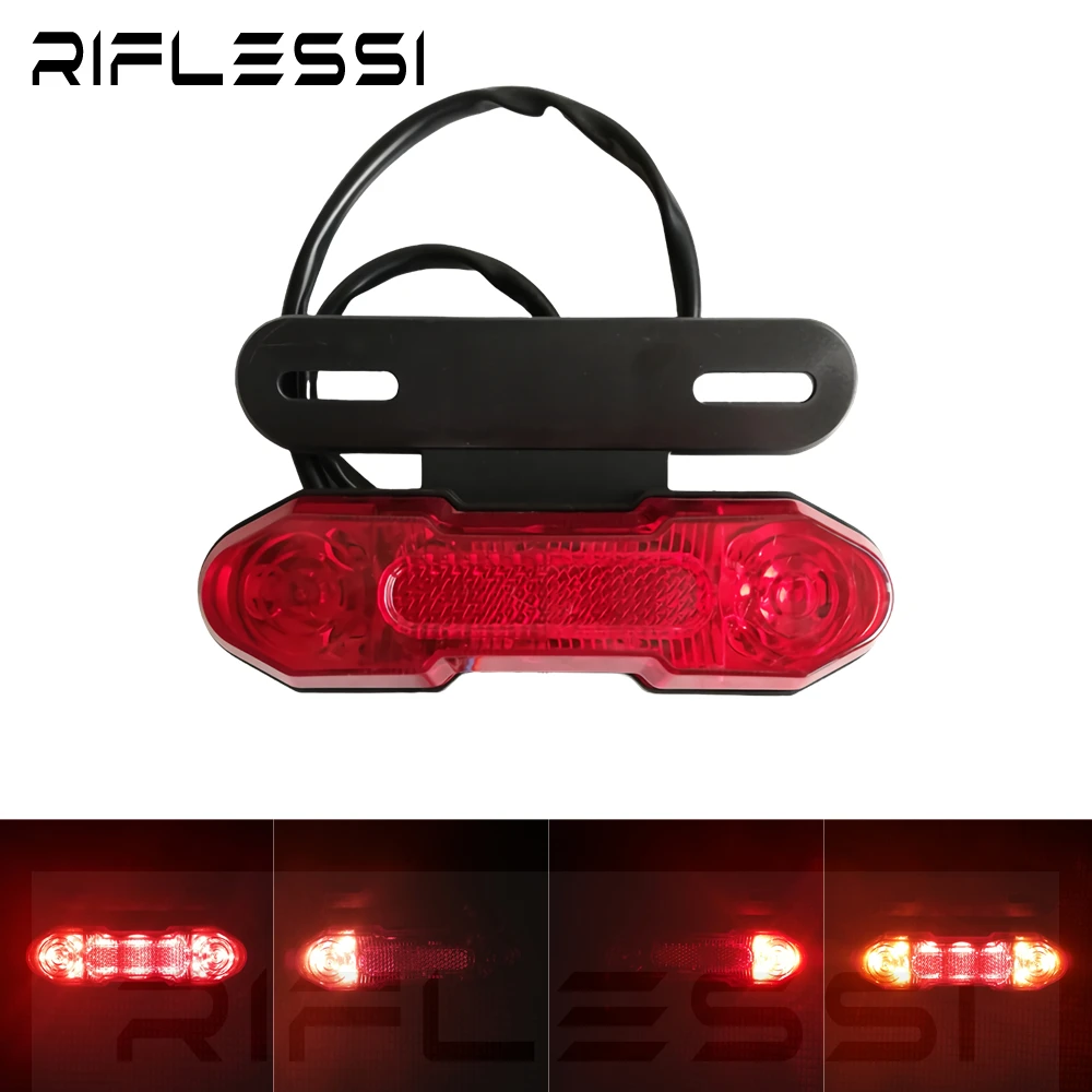 1 x 12V LED Motorcycle Rear Lights Turn Signal Brake Light Electric