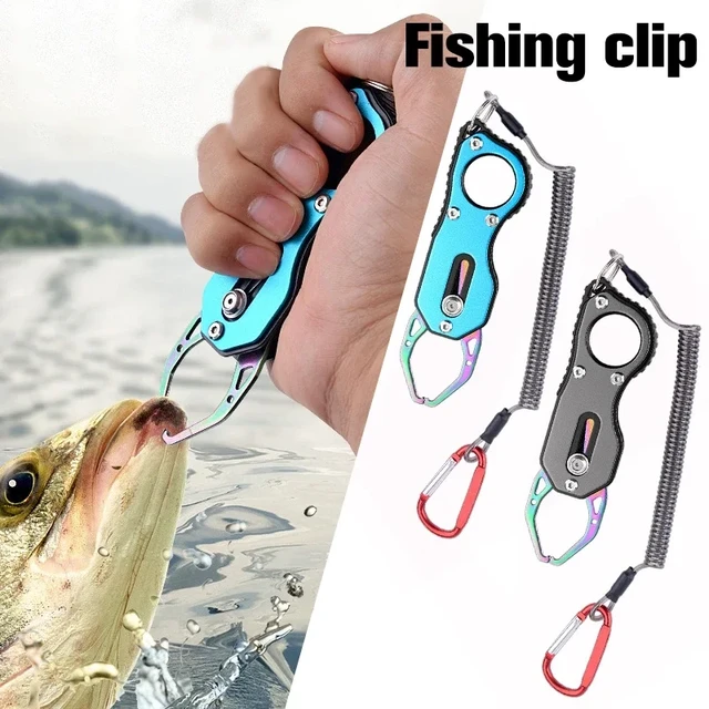 Stainless Steel Fish Control Device Mini Fish Controller Fish Gripper  Fishing Pliers Grip Set Fishing Tackle